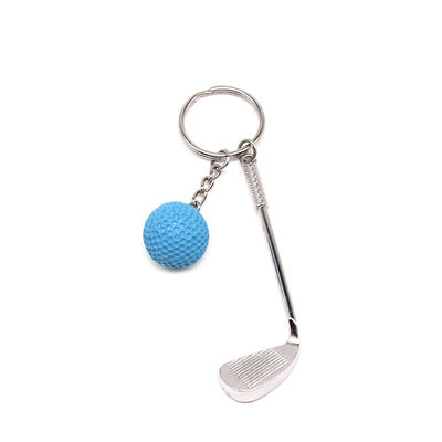Charms 3d Metal Cute Golf Ball Keychain Keyring Engraved Processing
