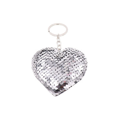 Plastic Shine Zinc Alloy Metal Personalized Keychain Gifts Rhinestone Lovely Heart Shape