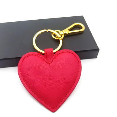 Innovative Personalized Keychain Gifts 	Leather Heart Shape Key Ring