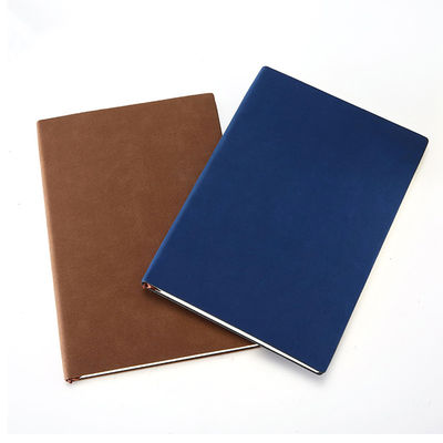 Business Gift PU Portable Diary Notebook Folio Embossed A5 Notebook With Pen Set