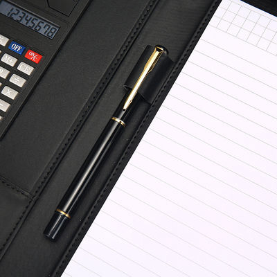 Business Gift A4 Leather Document Folder File Organizer Portfolio Stationery Notebook