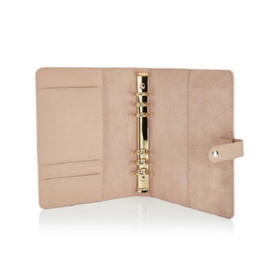 A5 Binder Notebook Pocket File Notebook Folio Business Leather Portfolio