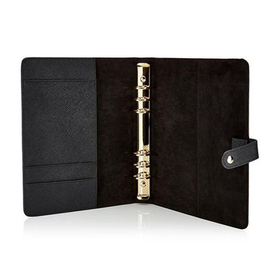 A5 Binder Notebook Pocket File Notebook Folio Business Leather Portfolio