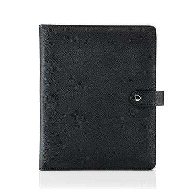 A5 Binder Notebook Pocket File Notebook Folio Business Leather Portfolio